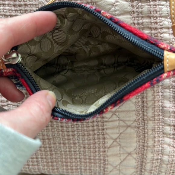 Coach plaid wristlet - Picture 5 of 5
